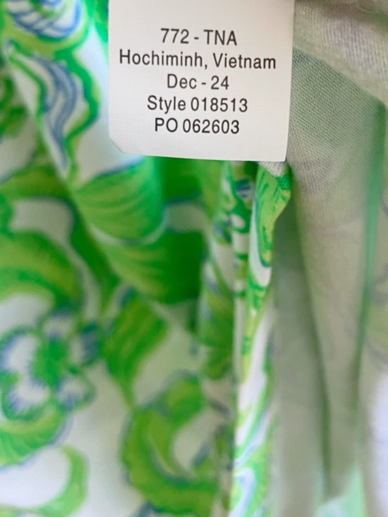 Lilly Pulitzer Shaw Dress Size S Daffodil Hill Floral Resort Short Sleeves - Picture 12 of 13